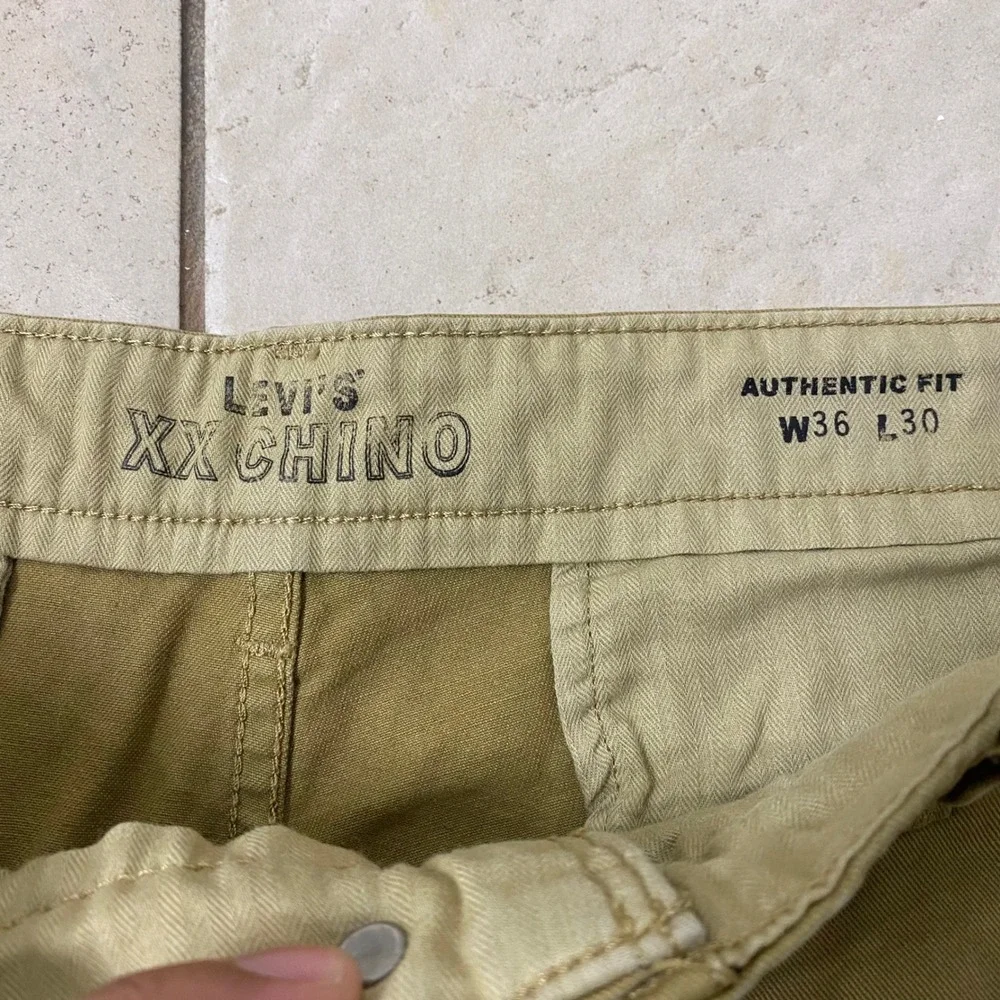 Levi's XX Chino Authentic Fit Men's Khaki Pants W36 L30
